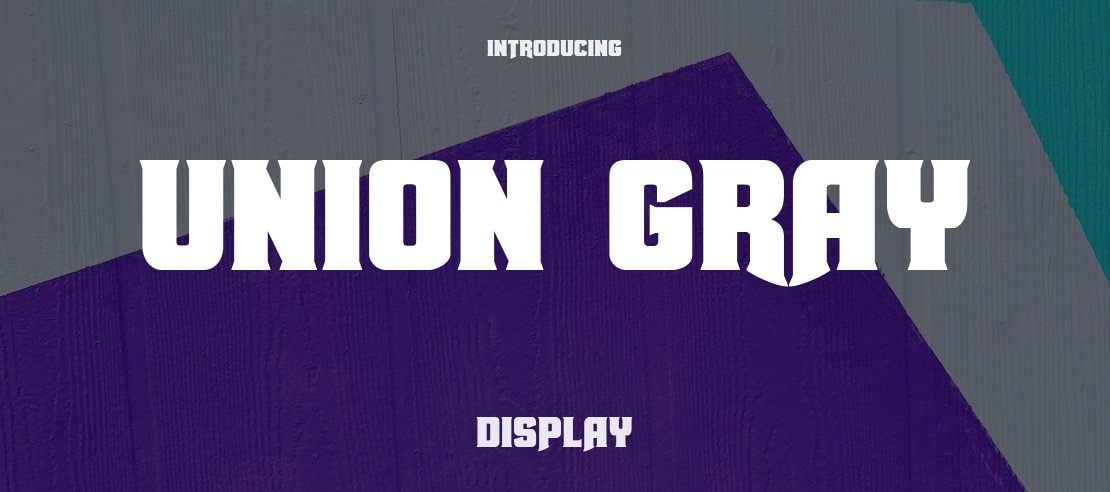 Union Gray Font Family