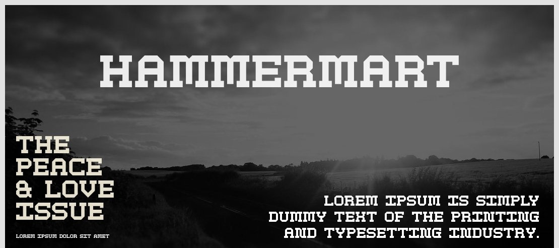 Hammermart Font