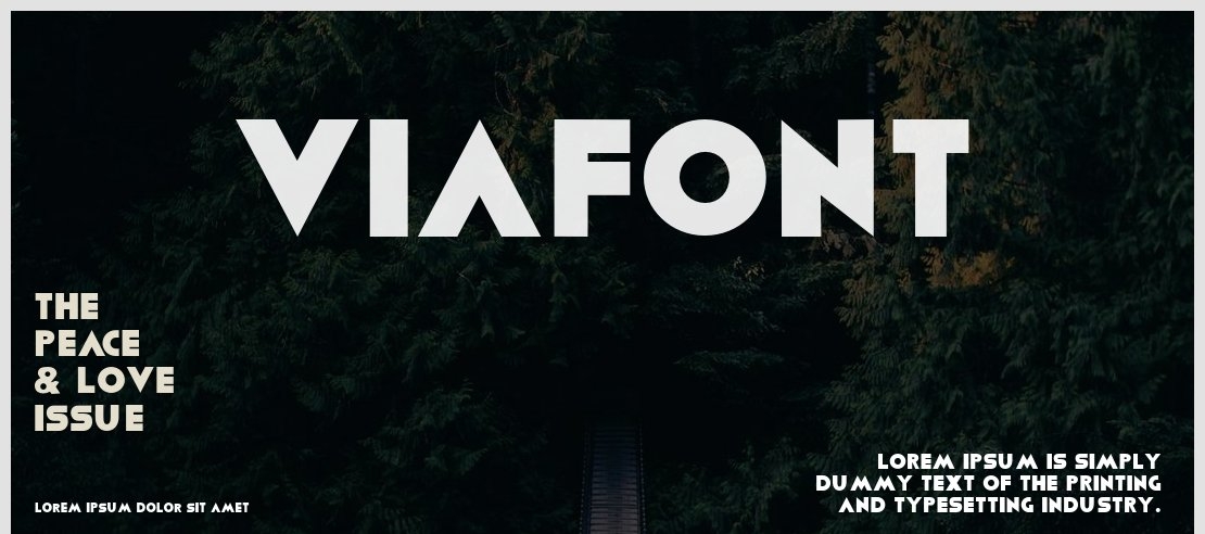 Viafont Font