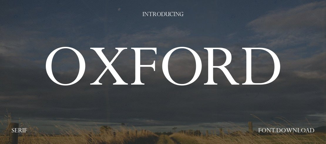 Oxford Font