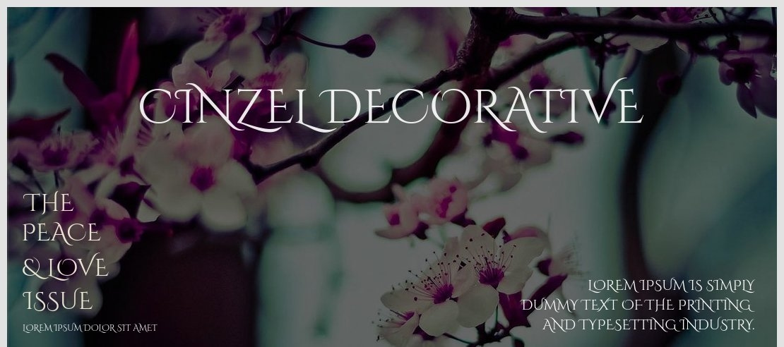 Cinzel Decorative Font Family