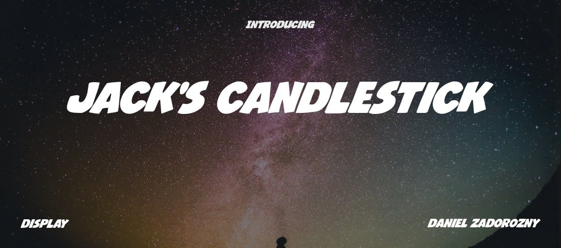 Jack's Candlestick Font Family