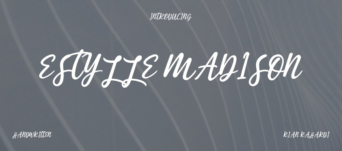 Estylle Madison Font