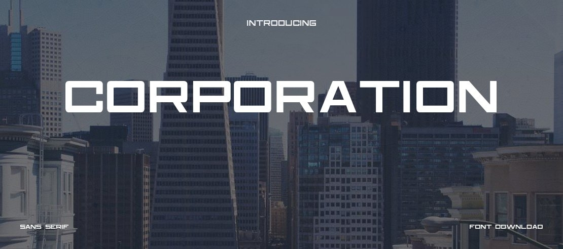 Corporation Font