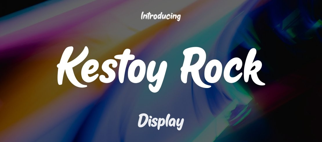 Kestoy Rock Font