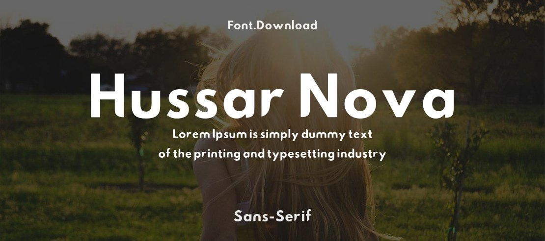 Hussar Nova Font Family