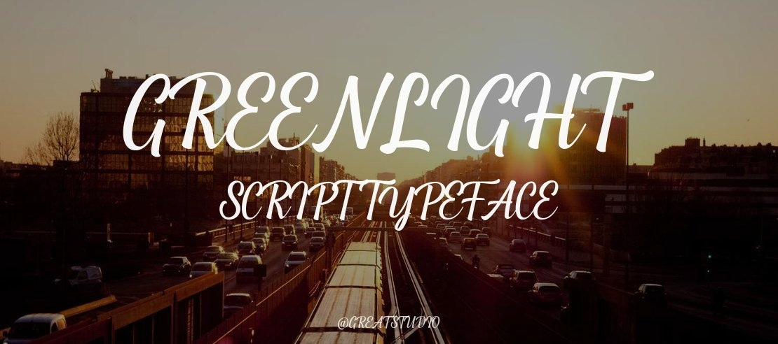 Greenlight Script Font