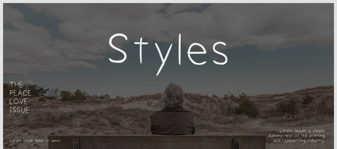 Styles Font