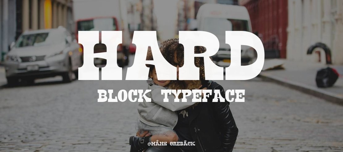 Hard Block Font