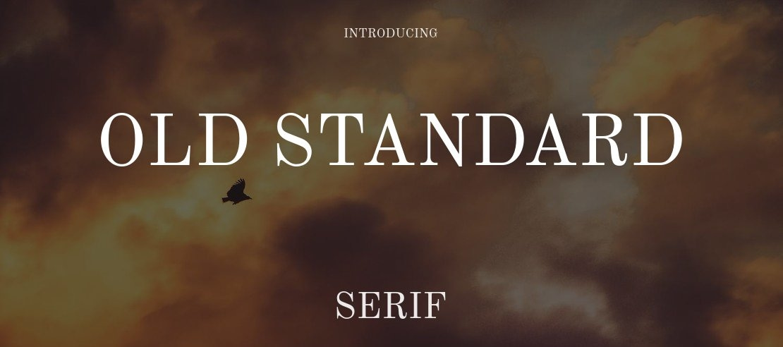 Old Standard Font Family