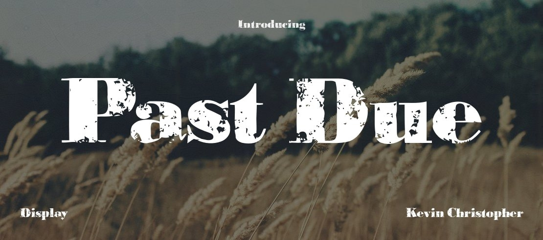 Past Due Font