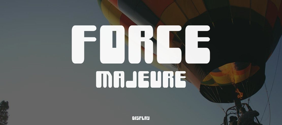 Force Majeure Font Family