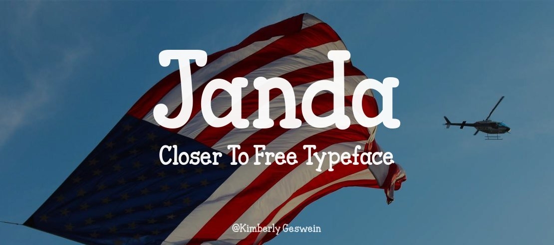 Janda Closer To Free Font