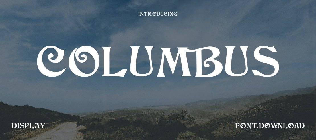 Columbus Font