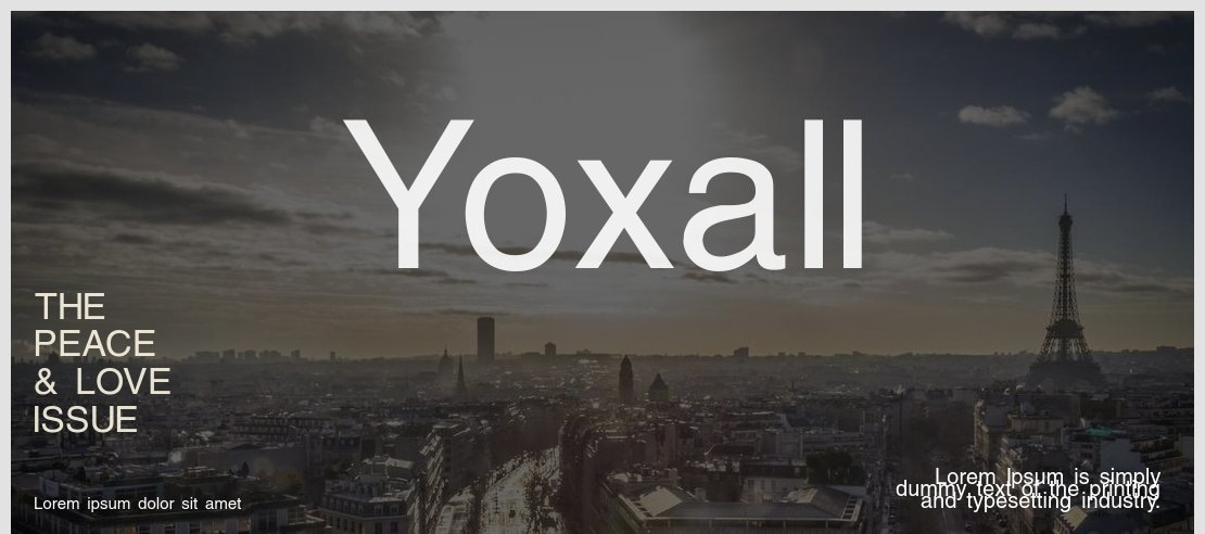 Yoxall Font Family