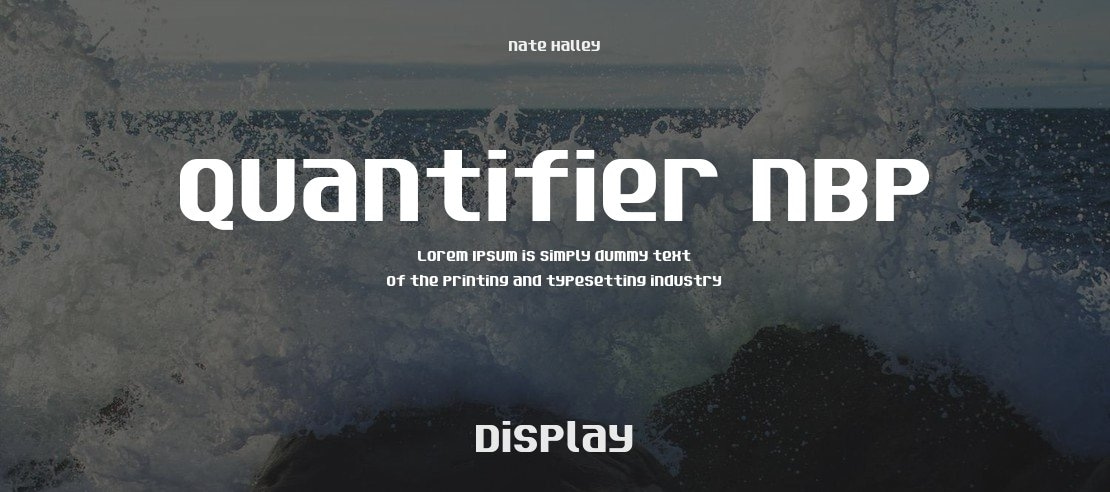 Quantifier NBP Font