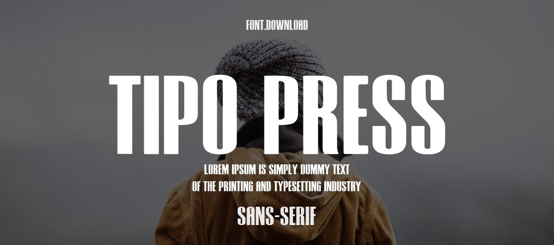 Tipo PRESS Font Family