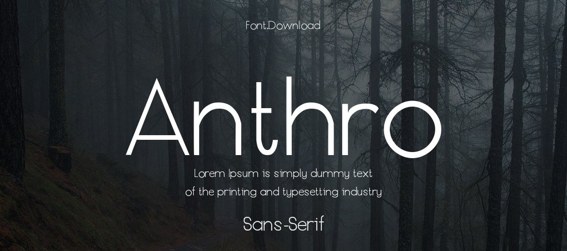 Anthro Font