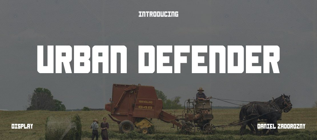 Urban Defender Font Family