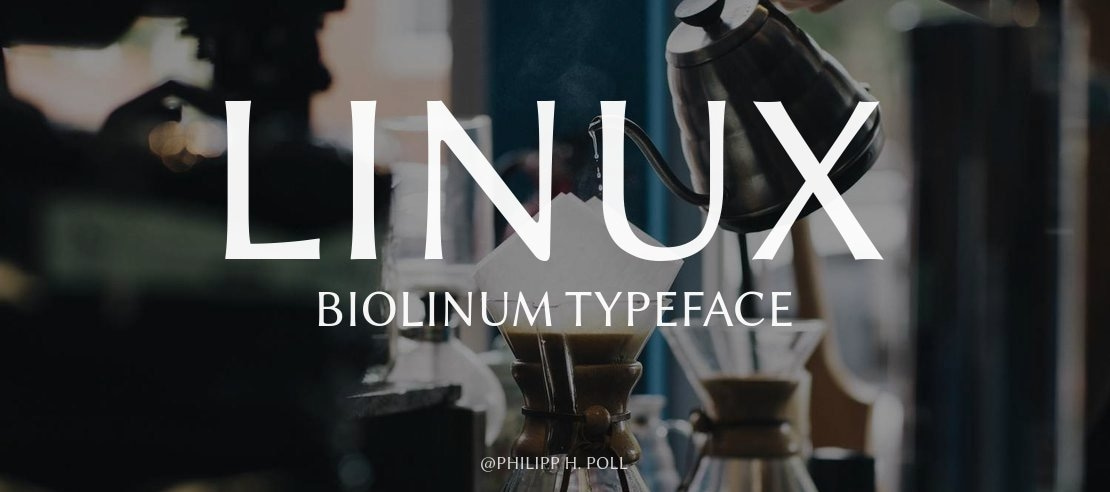 Linux Biolinum Font Family