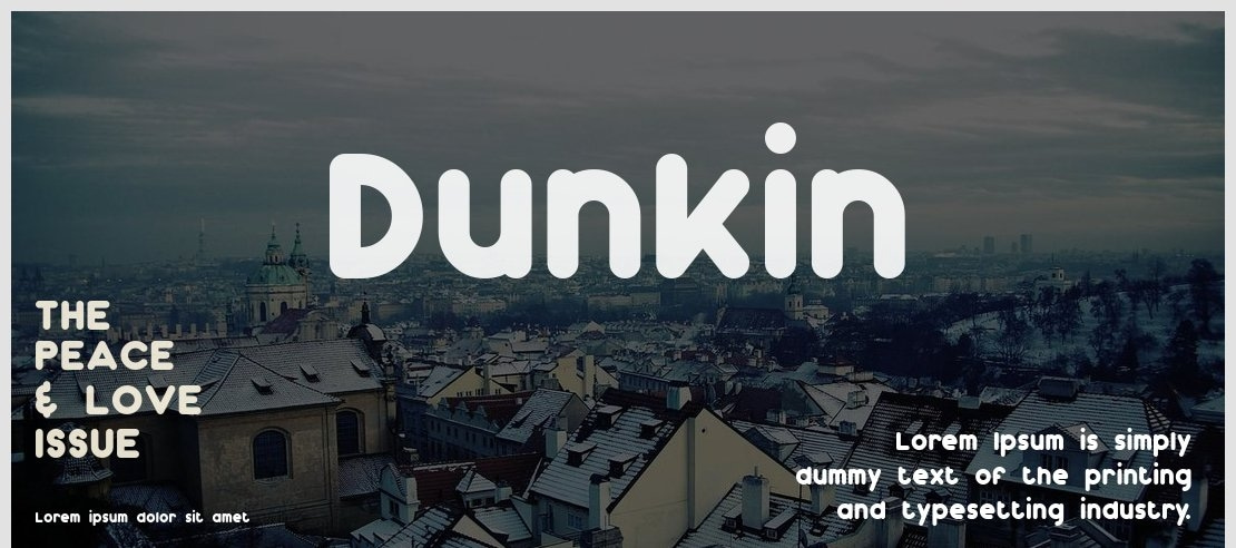 Dunkin Font Family
