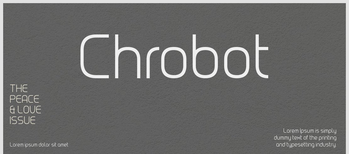 Chrobot Font