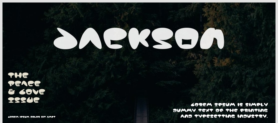 Jackson Font Family