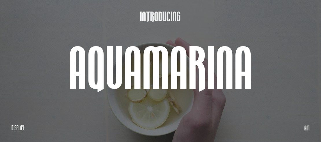 Aquamarina Font