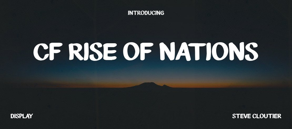 CF Rise of Nations Font