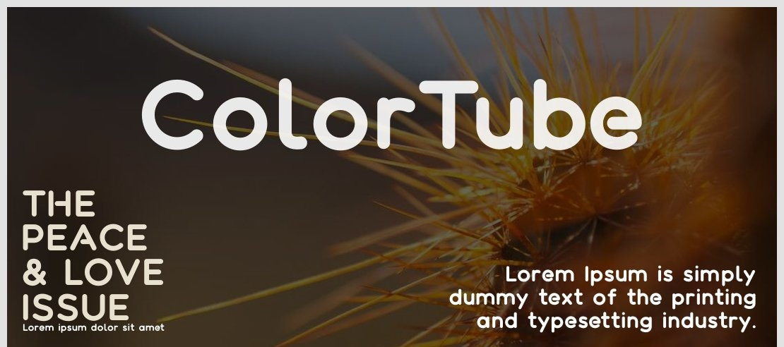 ColorTube Font