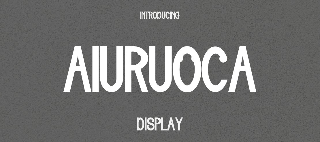 Aiuruoca Font