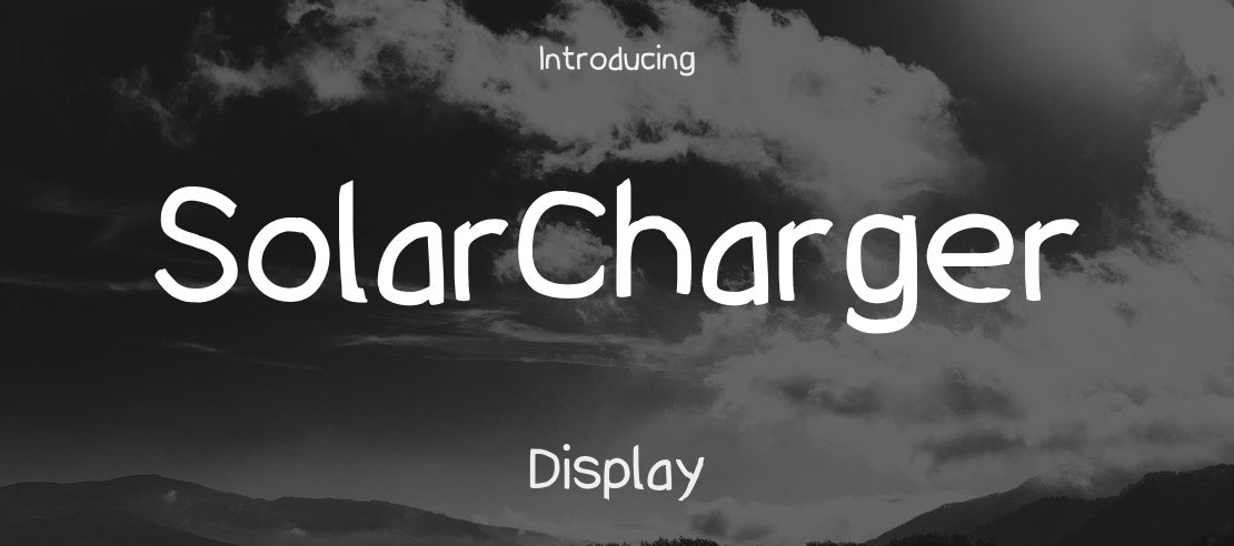 SolarCharger Font Family