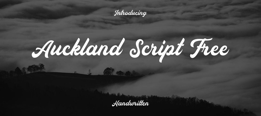 Auckland Script Free Font