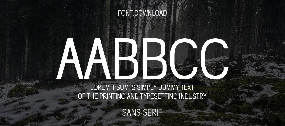 AaBbCc Font