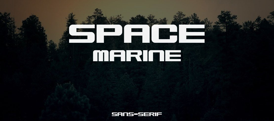 Space Marine Font