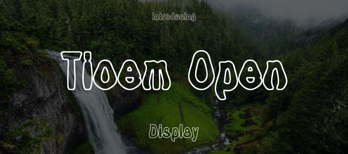 Tioem Open Font