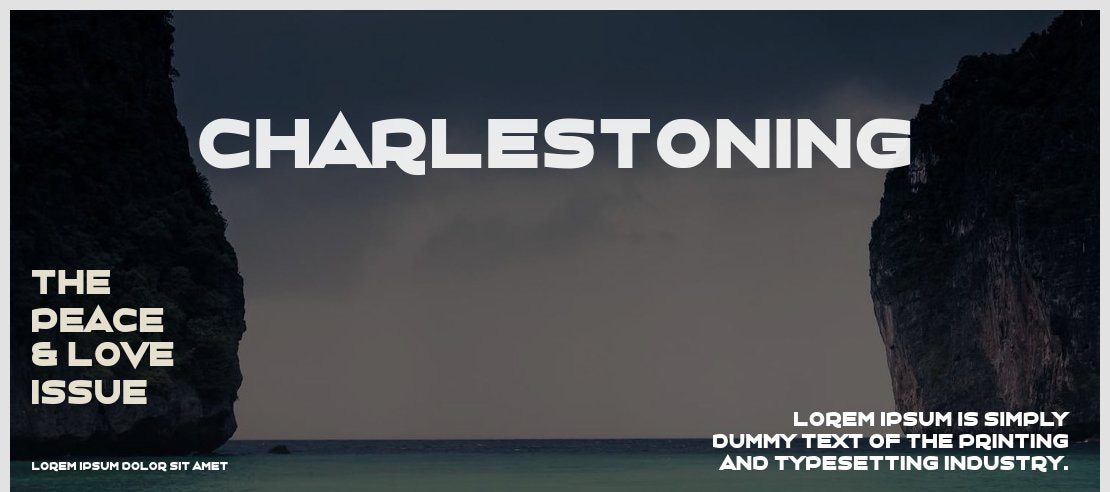 Charlestoning Font