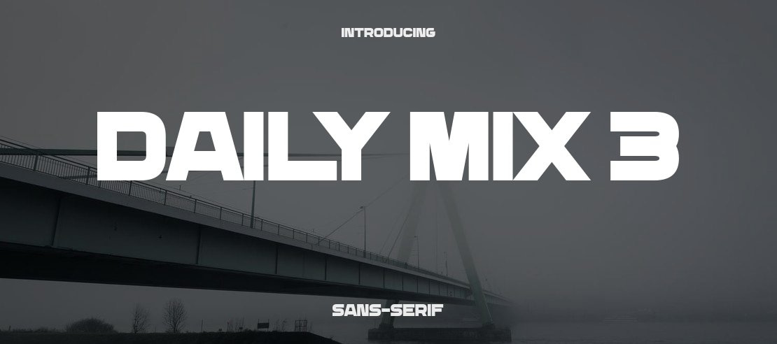 Daily Mix 3 Font