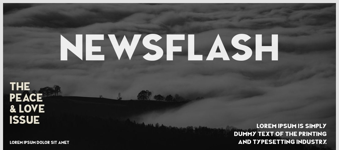 NEWSFLASH Font