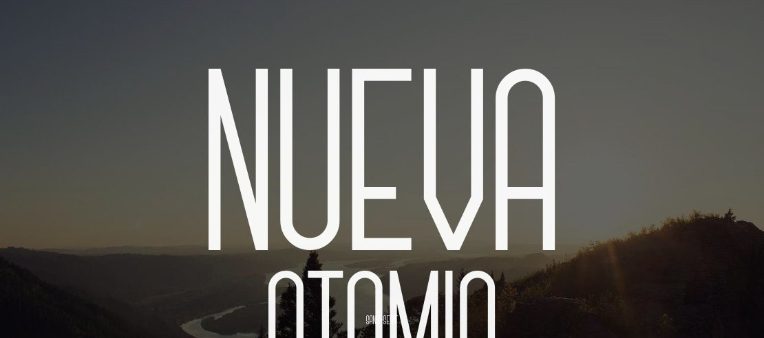 Nueva Atomio Font