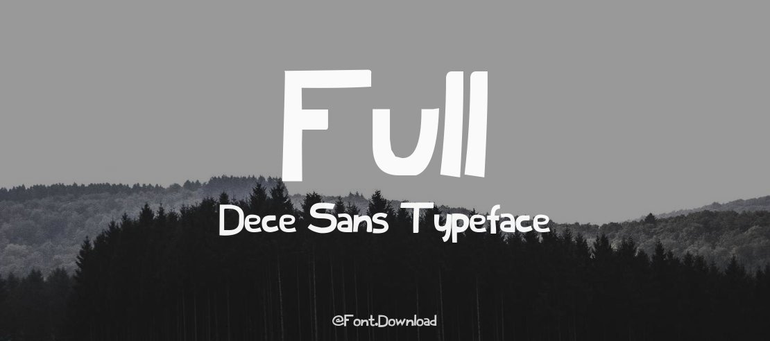 Full Dece Sans Font