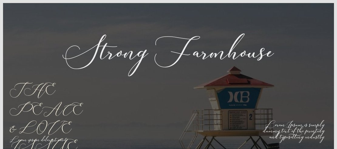 Strong Farmhouse Font