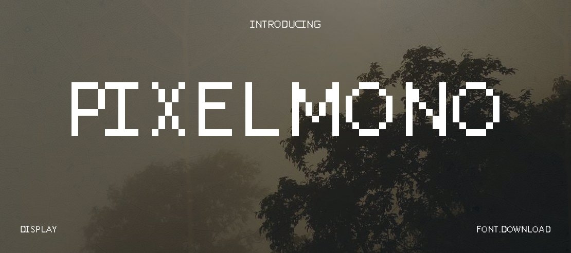 PixelMono Font