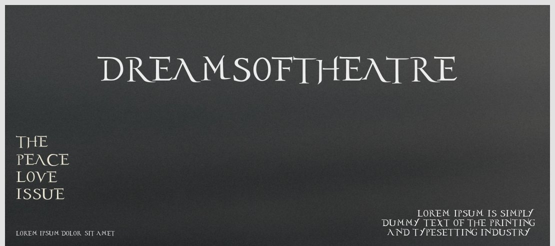 dreamsoftheatre Font