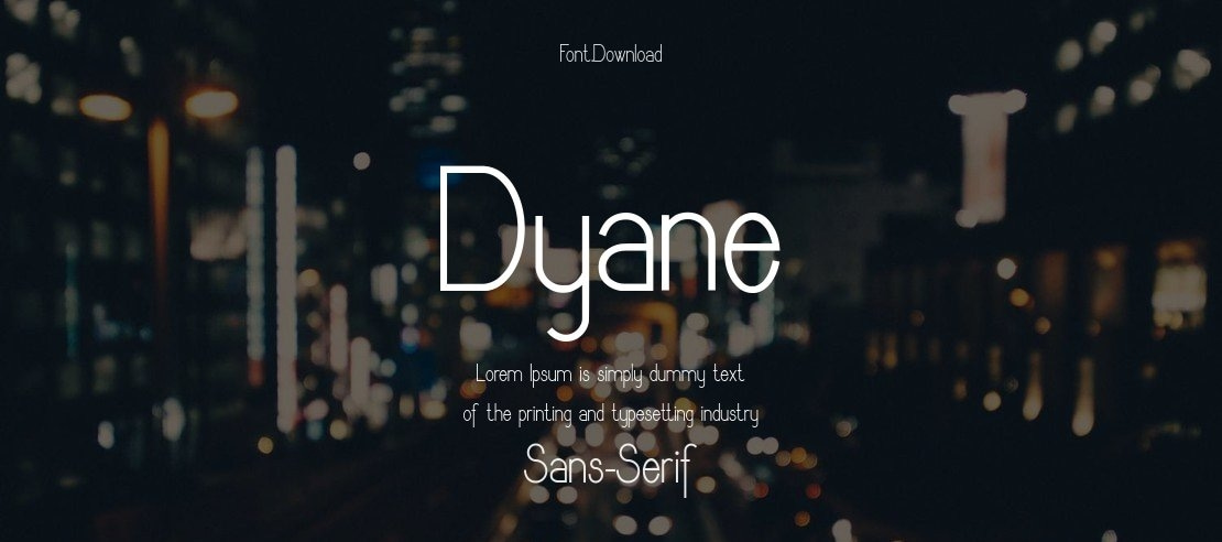 Dyane Font