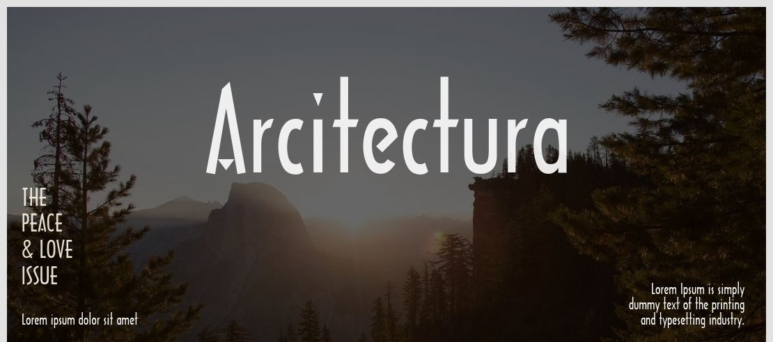 Arcitectura Font