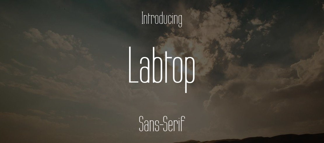 Labtop Font Family