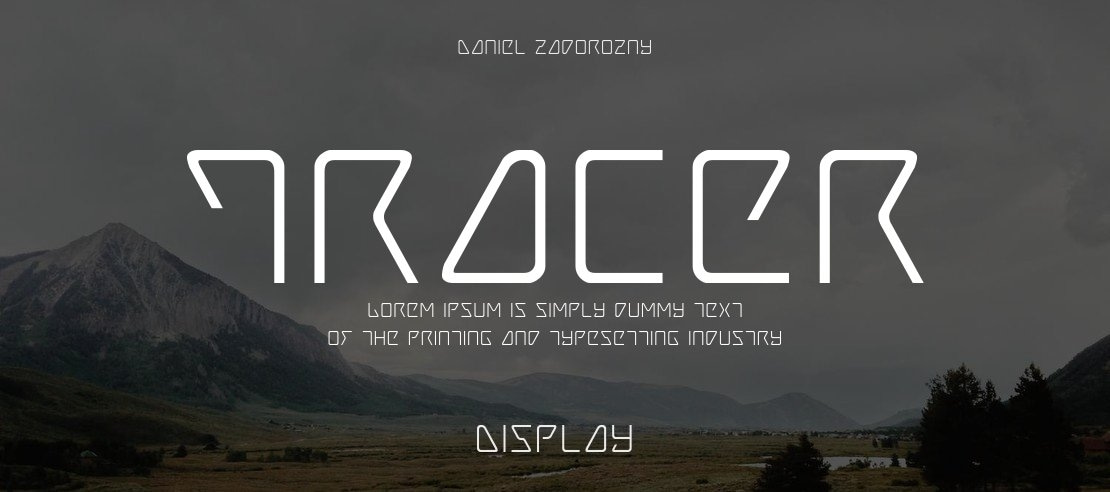 Tracer Font Family