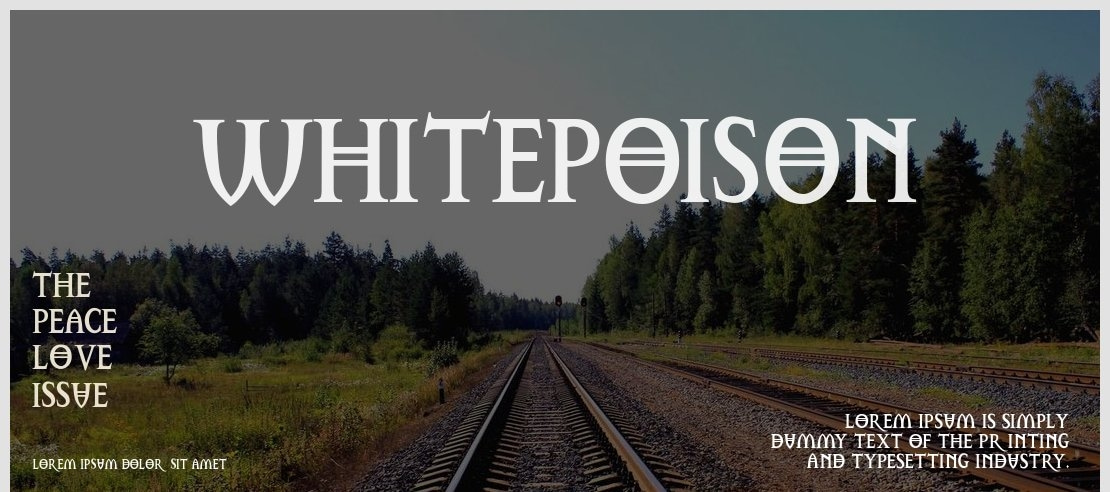 WhitePoison Font