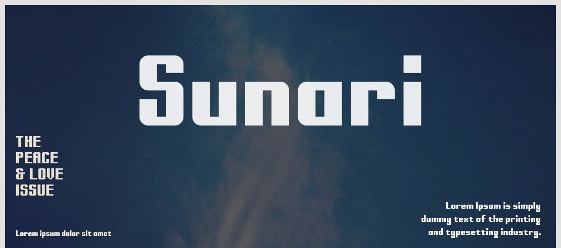 Sunari Font